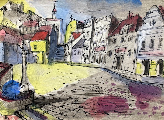 Jerzy Faczyński, watercolour